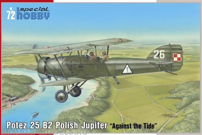 SH72416 Potez 25 B2 Polish Jupiter ‘Against the Tide’ Special Hobby