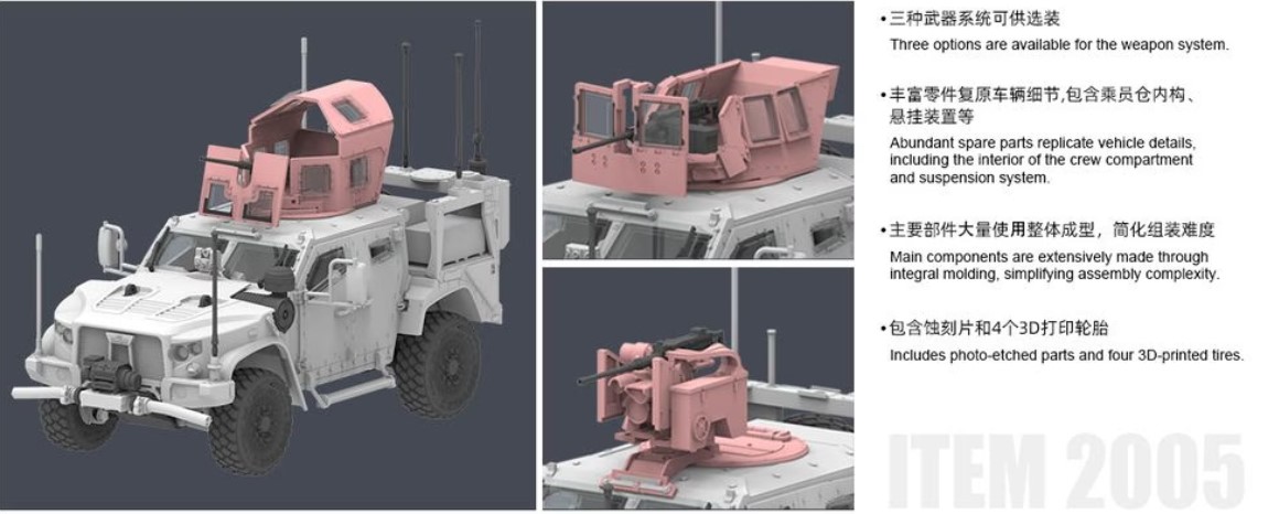 2005FH Сборная модель M1278 Joint Light Tactical Vehicle Fore Hobby
