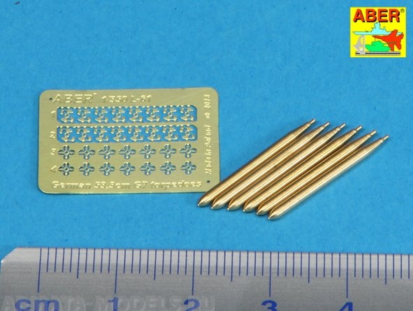 ABR-1:350-L-61  Дополнения для  Set of 6 German torpedoes 53,3cm G7 для  1/350