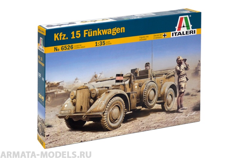 6526ИТ АВТОМОБИЛЬ Kfz.15 FUNKWAGEN Italeri