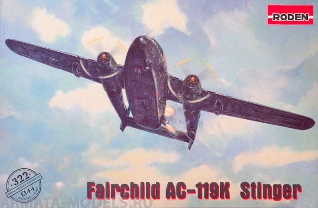 Rod322 Самолёт Fairchild AC-119K  Stinger Roden