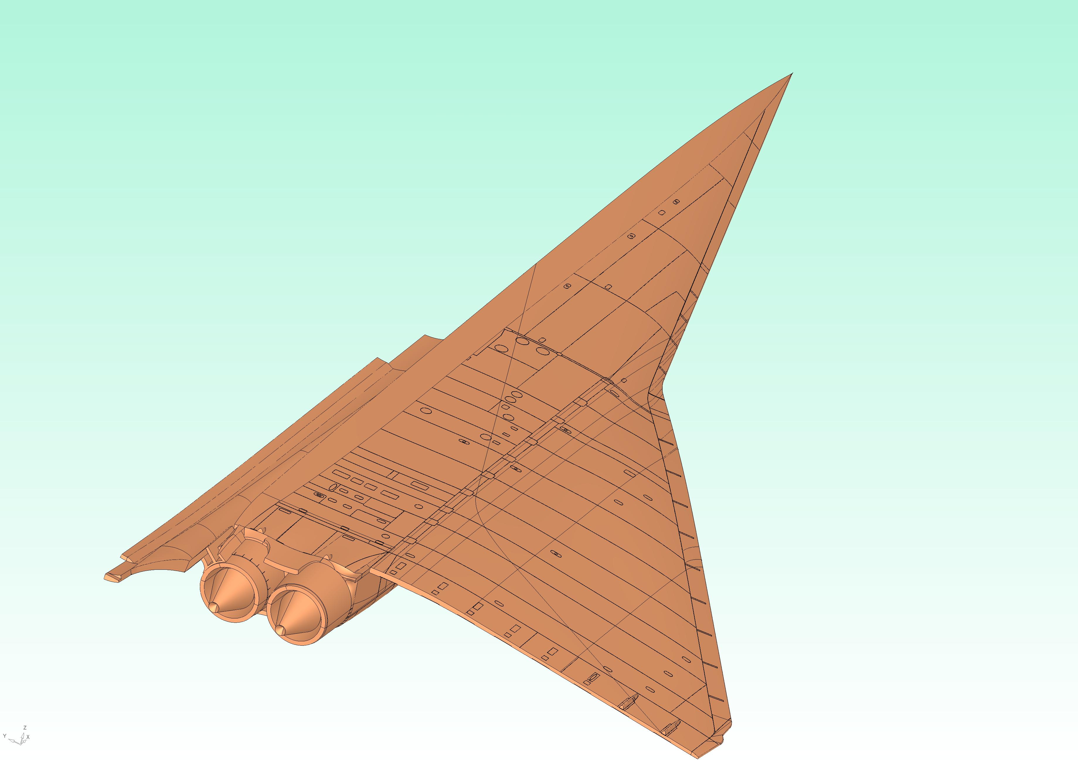 14402 Ту-144Д, Советский сверхзуковой пассажирский самолет ICM