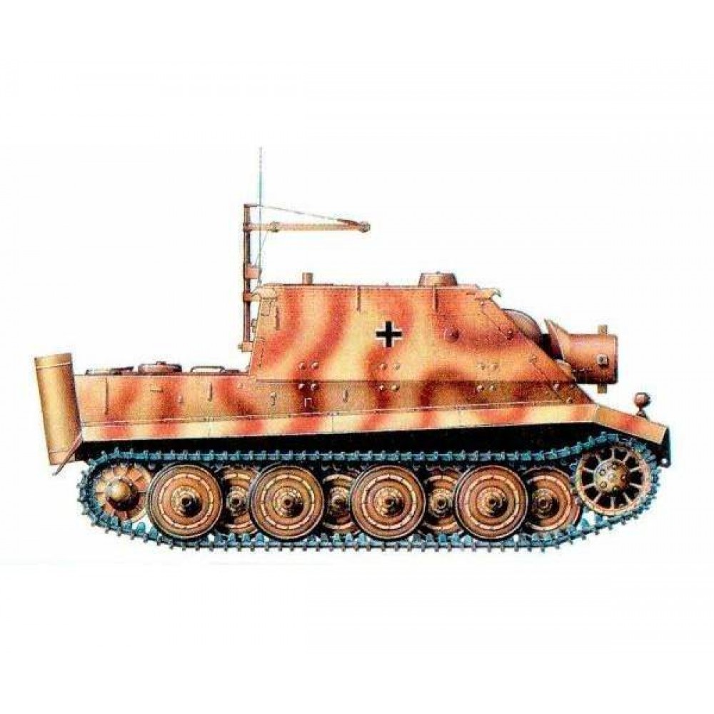 3672 Немецкое тяжелое штурмовое орудие Штурмтигр Звезда