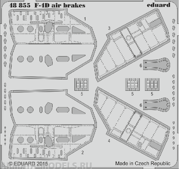48855ED F-4D air brakes 1/48
