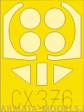 CX376ED  Окрасочная маска Fw 190A-8 for Airfix 1/72