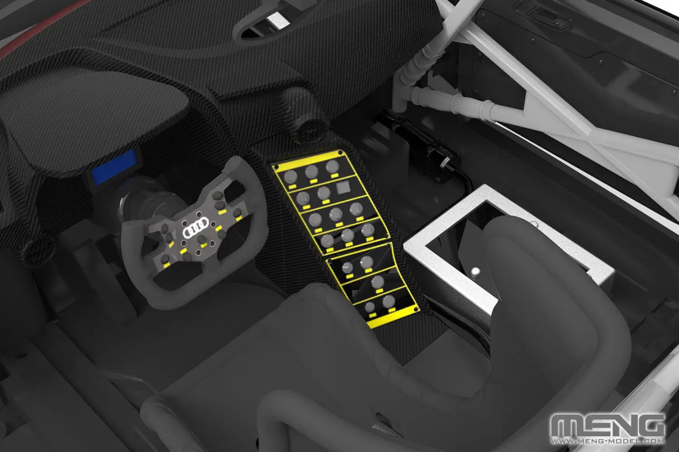 CS-008 Сборная модель AUDI R8 LMS EVA RT TEST TYPE-01 TSRT R8 Meng