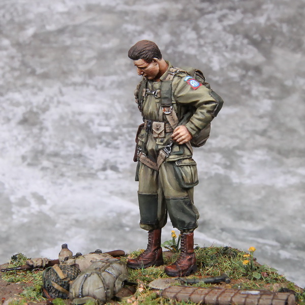 35178SOGA 1 Lieutenant  U.S. Army Airbornes. D-Days.1944. SOGA Miniatures