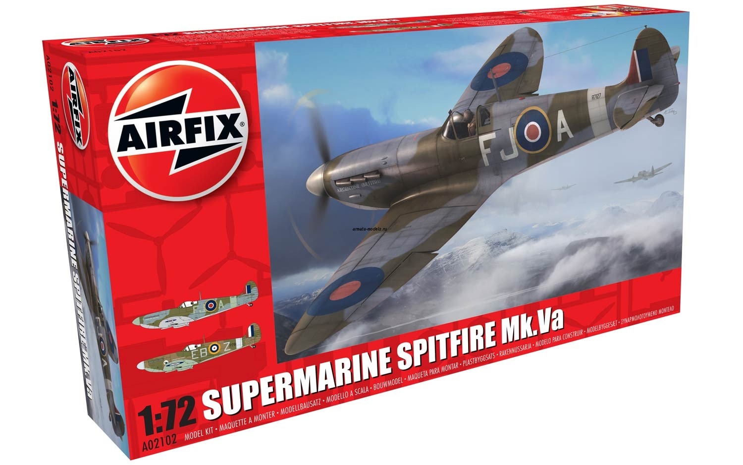 A02102 САМОЛЕТ SUPERMARINE SPITFIRE Mk.Va