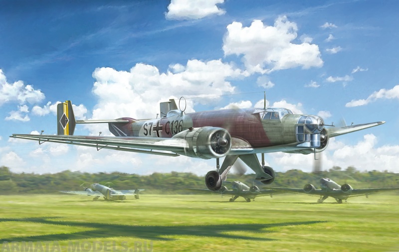 1391ИТ Самолет JU-86 E-1/E-2 Italeri