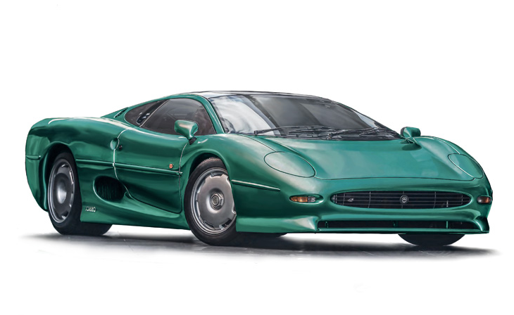 3631ИТ Автомобиль AUTO XJ220 Italeri