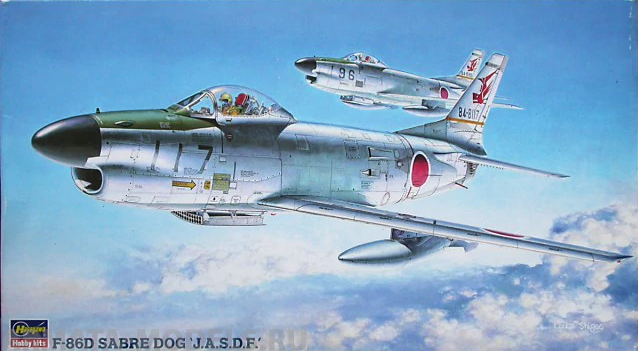 51404 Самолет F-86D Sabre Dog (HASEGAWA) 1/72 Hasegawa