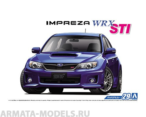 05235 Subaru Impreza WRX STI GRB '10 Aoshima