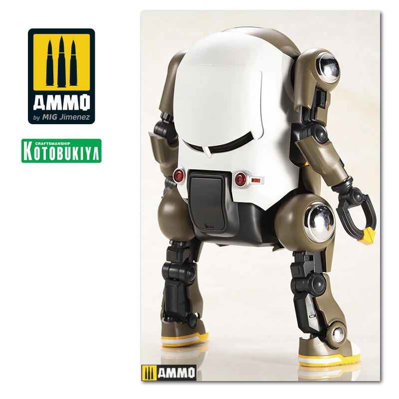 KTOFG074 Сборная модель Frame Arms Girl Plastic Model Kit Hand Scale Girl Gourai with MechatroWeGo Brown KOTOBUKIYA