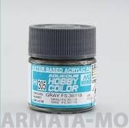 H305 Краска водоразбавляемая художественная т.м. MR.HOBBY  10мл  GRAY FS36118