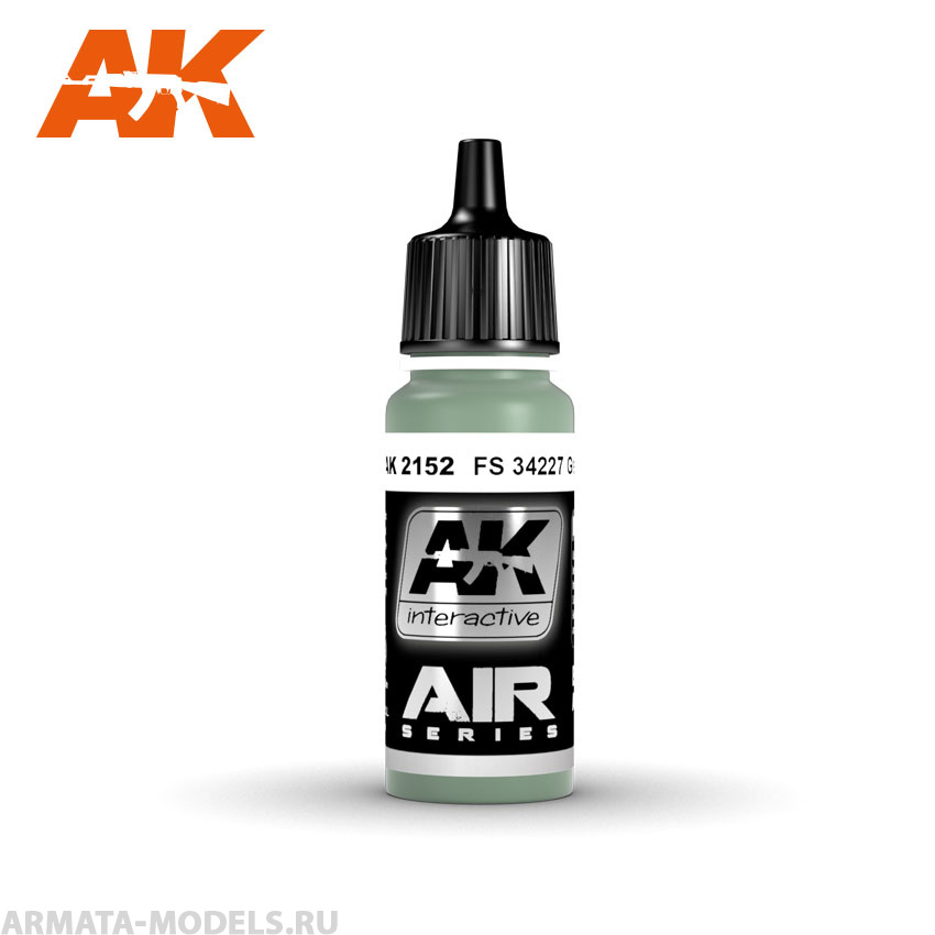 AK2152 Акриловая краска FS 34227 Green 17ml