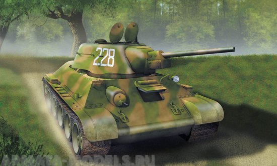 7601Д 1/72 T-34/76 Mod.1942 Cast Turret Dragon