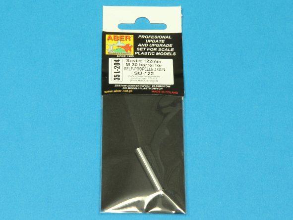 ABR-35-L-204  Дополнения для  Soviet 122mm M-30 barrel for SELF-PROPELLED GUN SU-122 для MiniArt model 1/35