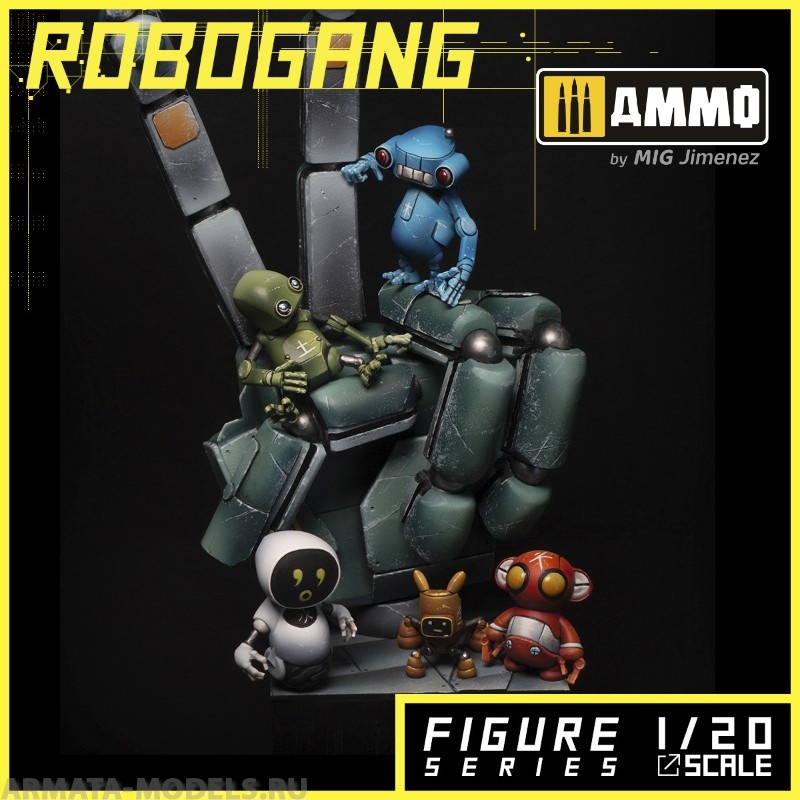 MR-AM34 Набор миниатюр Robogang Alternity Miniatures