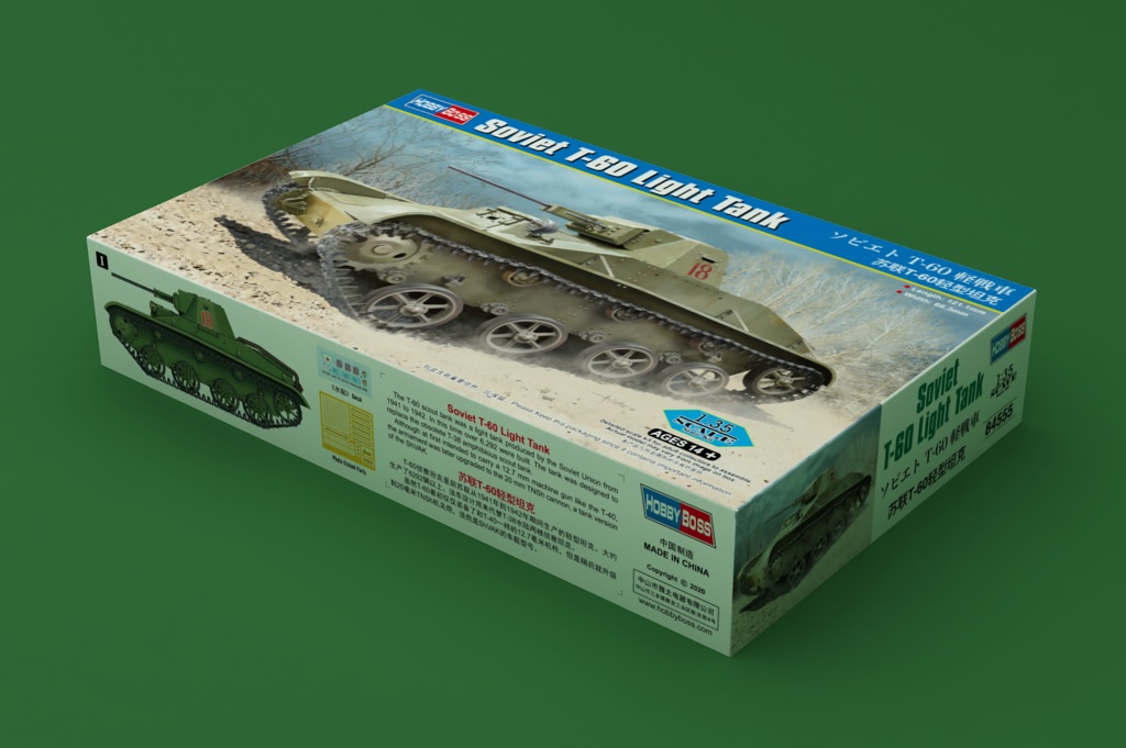84555  Танк Soviet T-60 Light Tank Hobby Boss