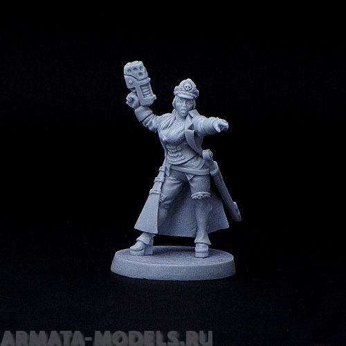 BV-ag-23 Игровая миниатюра  commissar Elizabeth Raven комиссар Элизабет Рейвен BROTHER VINNI's