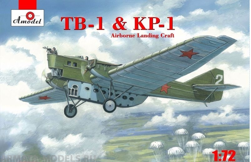 AM72351 Cамолет ТБ-1 с КП-1 Amodel