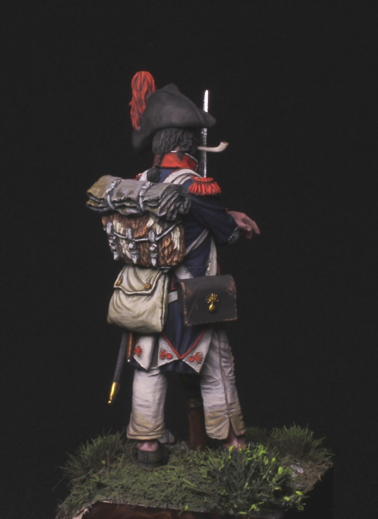 CHM-54319(М).Гренадер линейных пехотных полубригад, Франция 1793-1803 гг. Материал - белый металл. Chronos Miniatures