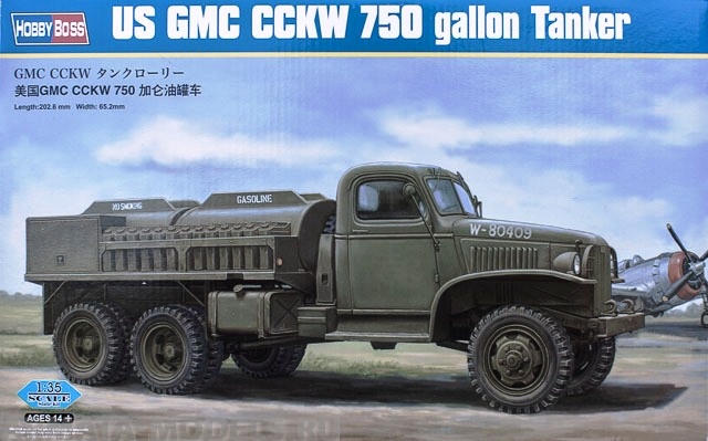 83830 Заправщик US GMC CCKW 750 gallon Tanker Version Hobby Boss
