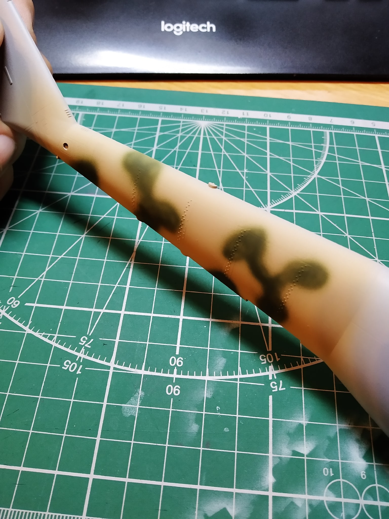 AM4812 Декаль объемная для имитации заклепок Однорядная, 1/48