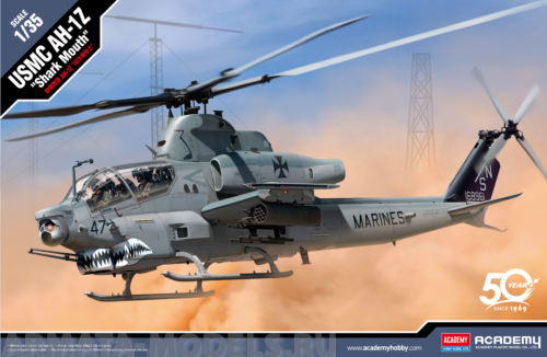 12127  Вертолет USMC AH-1Z Shark Mouth (1:35) Academy
