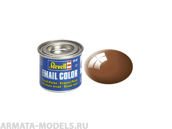 32180 Краска коричневая РАЛ 8003 глянцевая