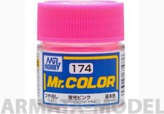 C174 Краска 10мл  FLUORESCENT PINK
