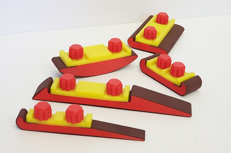 WIM-SHK-01 Фигурные шкурники мини, набор 5 шт.