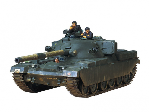 35068T Английский танк Chieftain Mk.5 1960г. с 120-мм пушкой и 3 фигурами Tamiya
