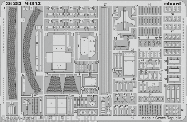 36283ED  M48A3 for Dragon 1/35