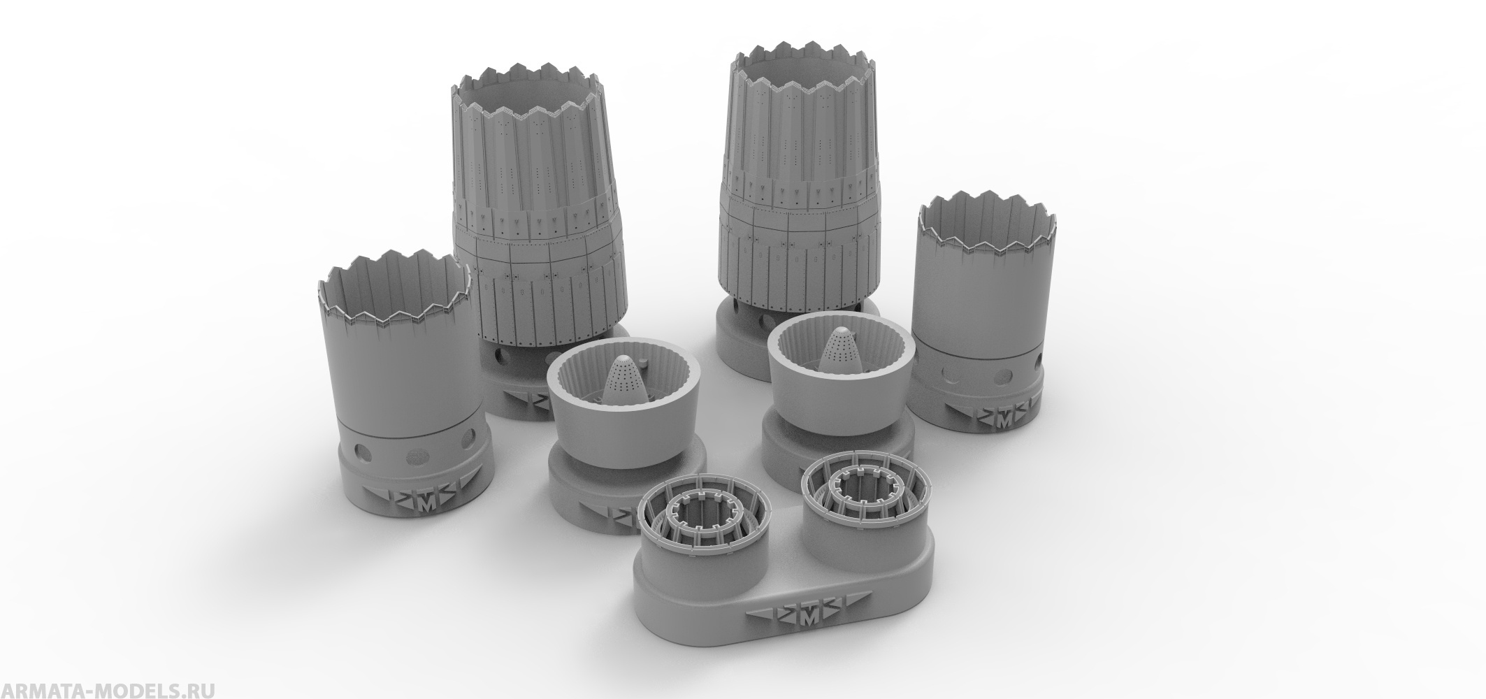 48578MP Сопла двигателя Тип-30 для Су-57