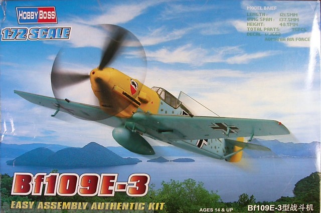 80253 Самолет Bf109E-3 Hobby Boss