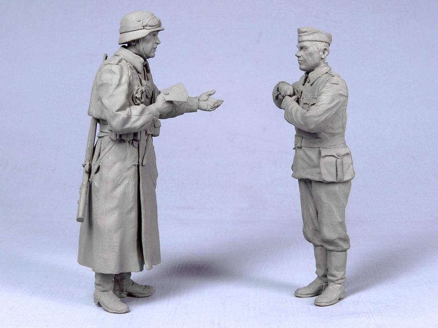 Т-35024 Немецкий фельджандарм с водителем (1941-1945 гг) (2) Tank