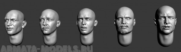 ARM356042 Головы (без волос) №9 ARMOR35