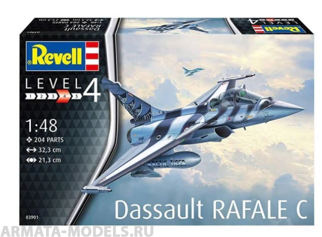 03901RE Многоцелевой истребитель Dassault Rafale C Revell