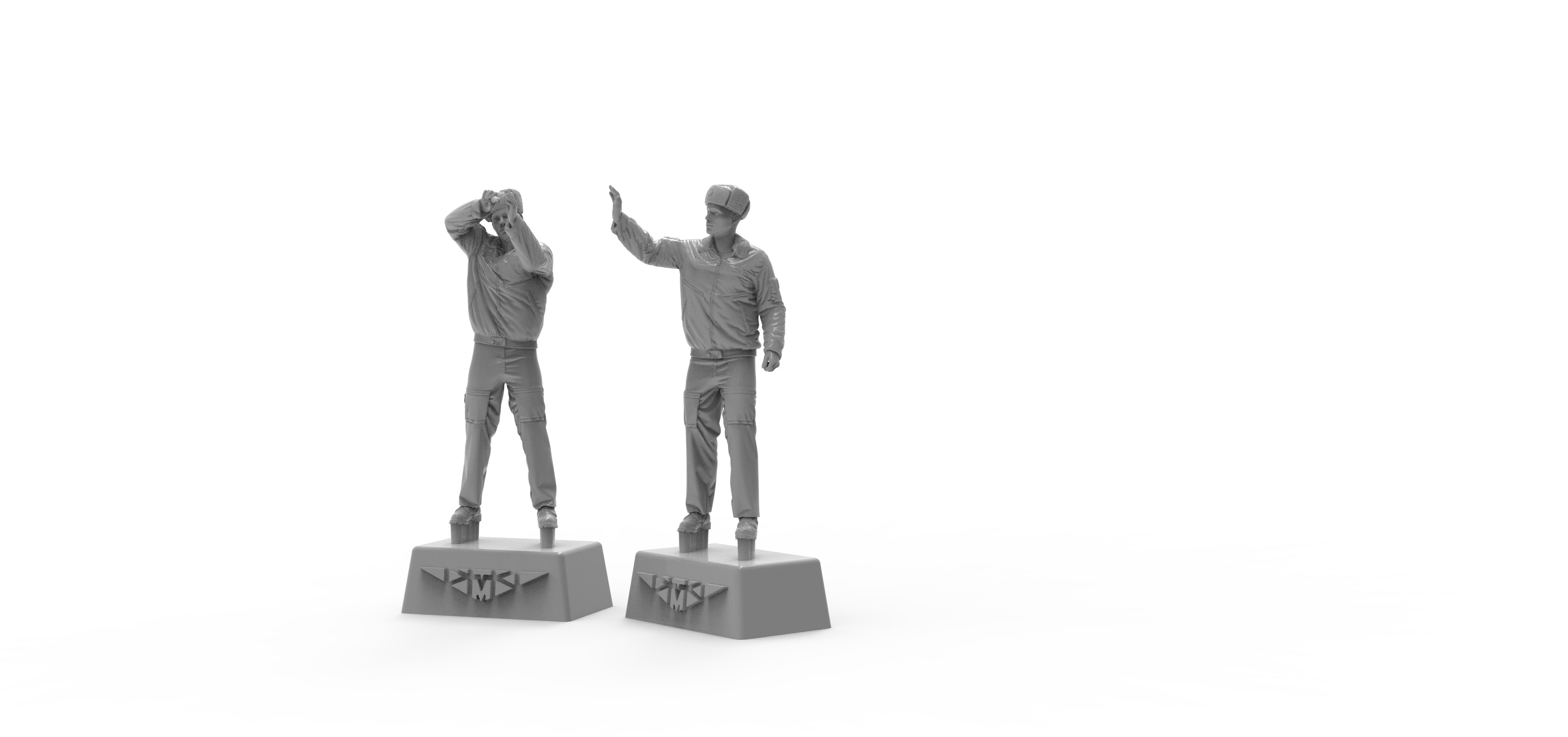 48123-2-1TMP ТЕХНИКИ ВКС РФ (ЗИМНЯЯ ФОРМА) НАБОР №17-2 (2шт) Temp Models