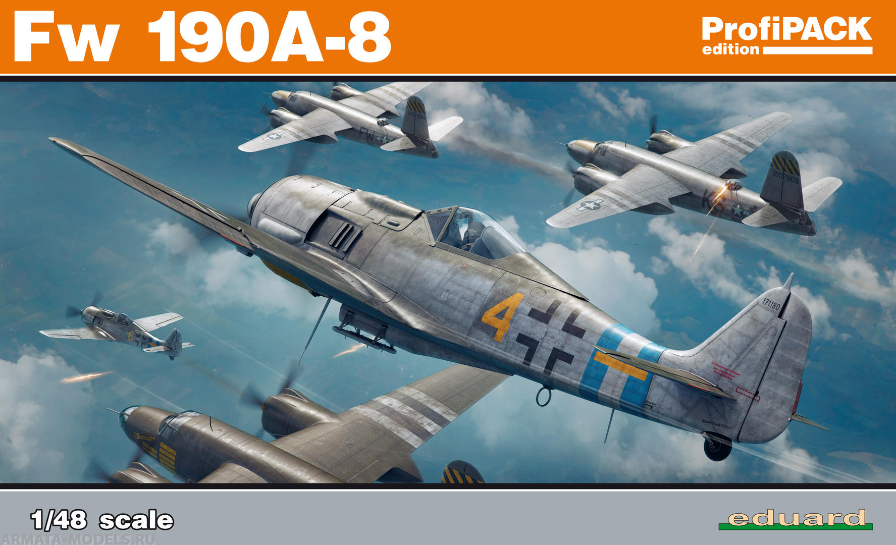 82147 Истребитель FW190A-8 ProfiPACK (Eduard) 1/48 EDUARD