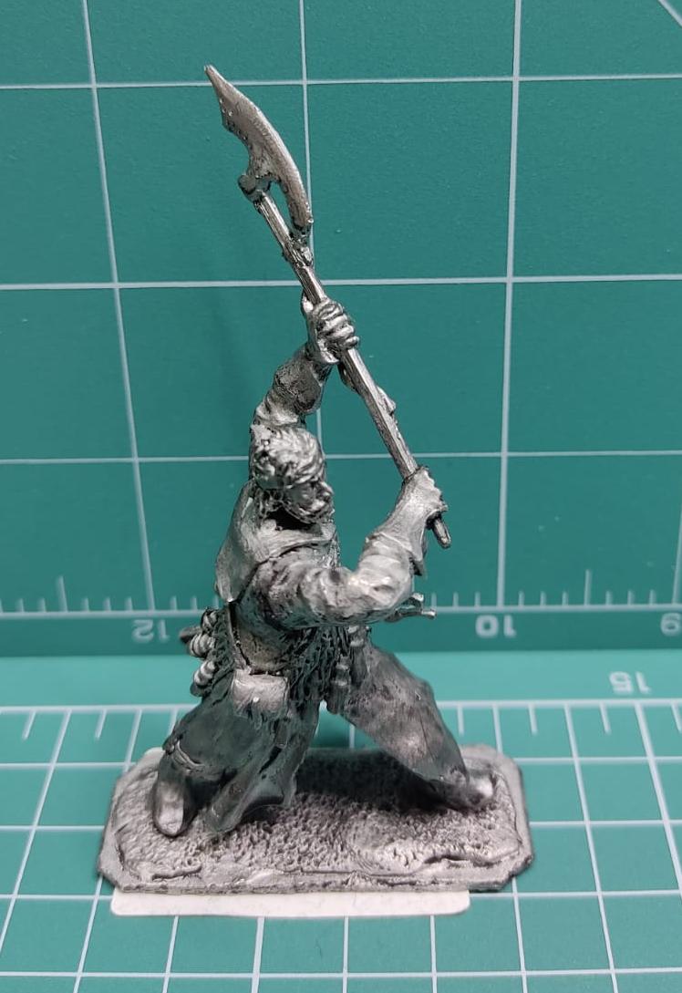 4164ТБ ВИМ, пеший раненый стрелец, замахивающийся бердышом, 54 мм Три Богатыря