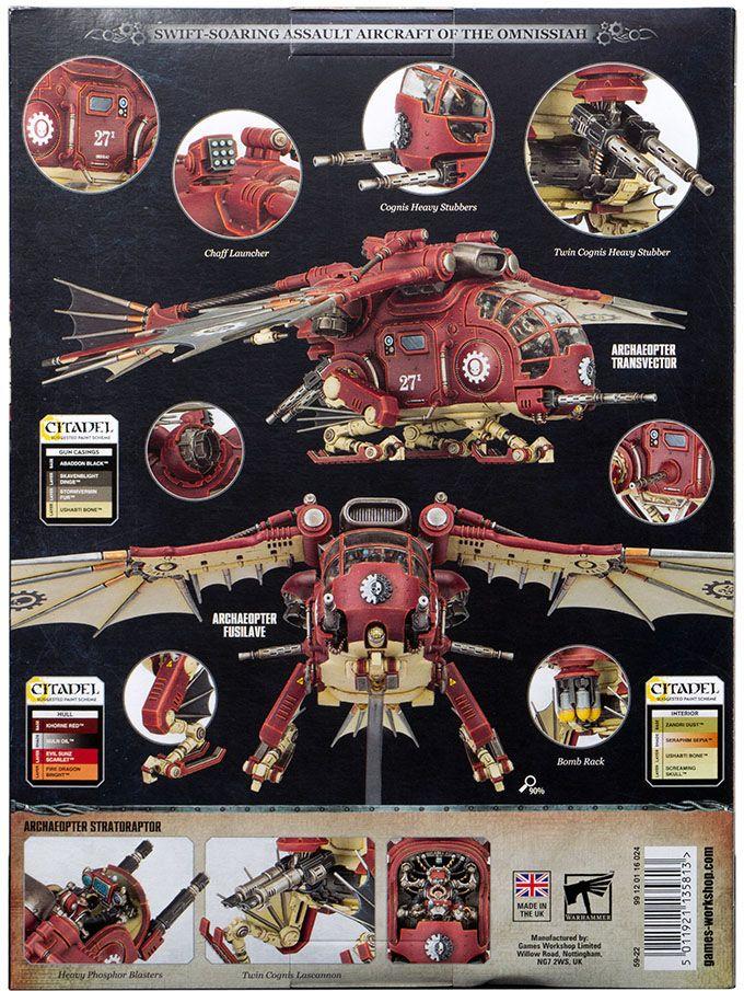 59-22GW Набор Адептус Механикус: Археоптер (Adeptus Mechanicus: Archaeopter)