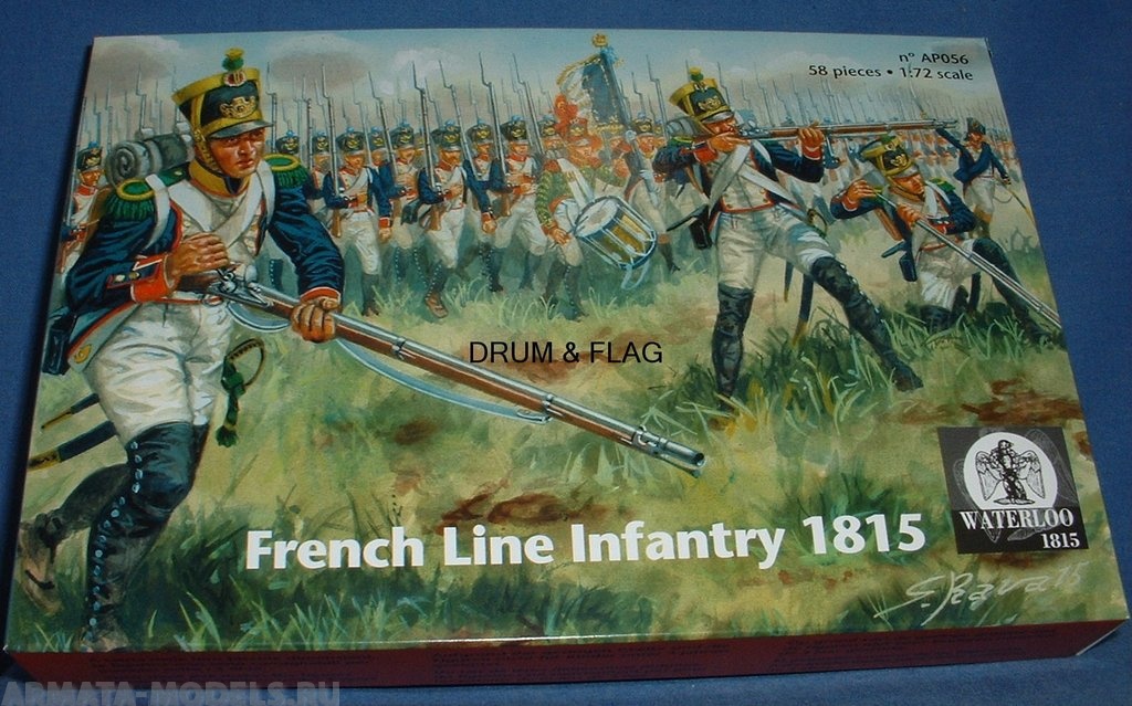 AP056 French Line Infantry 1815 (big set) WATERLOO