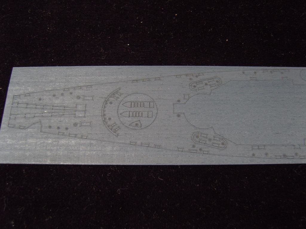 AW20020 Деревянная палуба для USS WASHINGTON BB-56