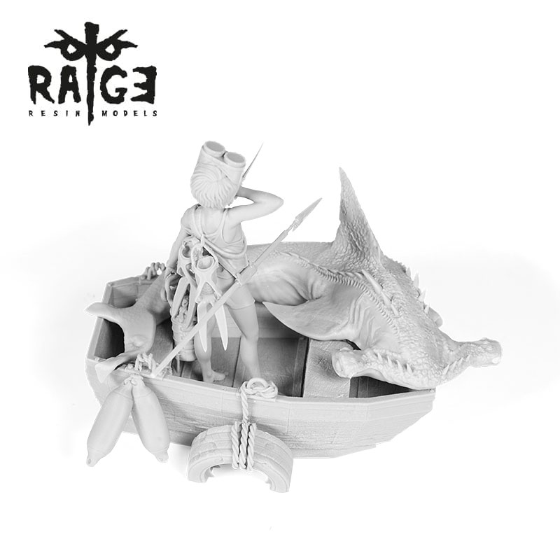 RAGE003  SHARK HUNTER RESIN FIGURE Abteilung 502