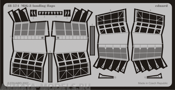 48574ED MiG-3 landing flaps
