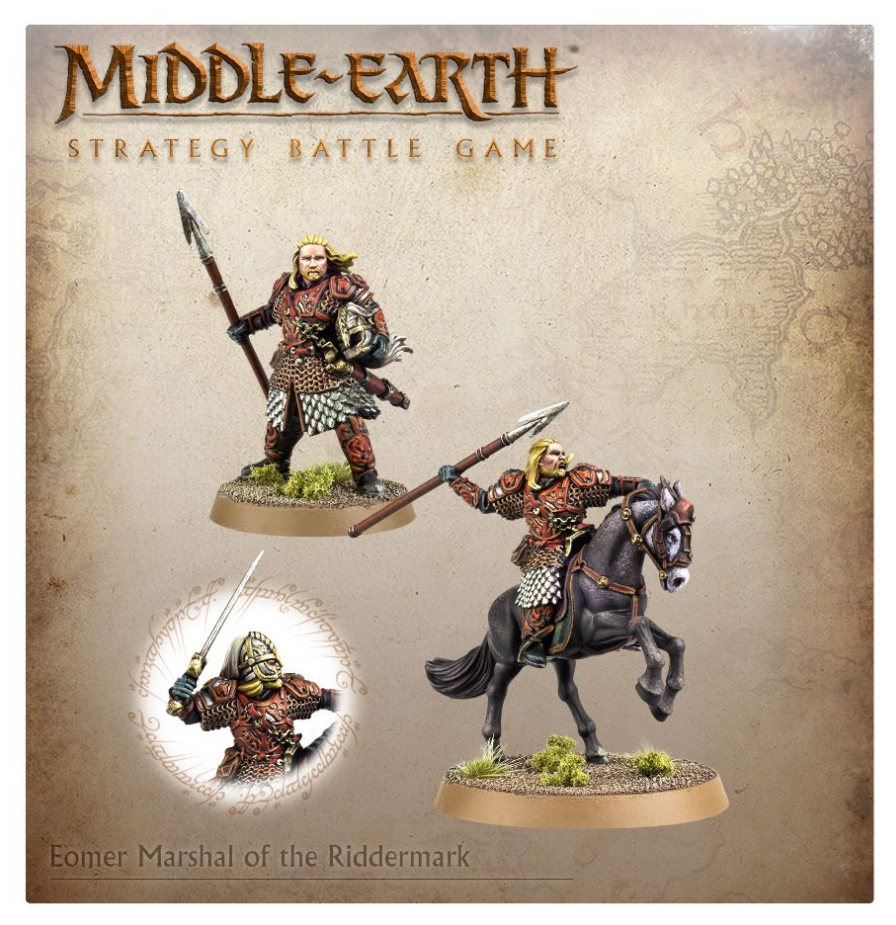 30-50GW Набор Властелин Колец. Эомер, Маршал Риддермарка (Eomer, Marshal of the Riddermark)