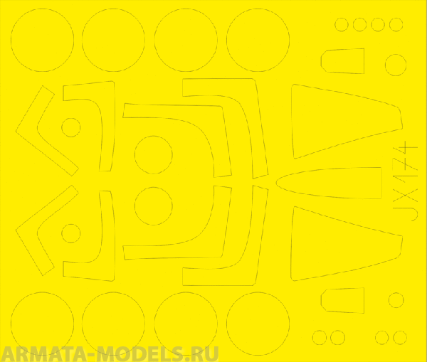 JX174ED   Окрасочная маска F-104C (for Italeri) 1/32
