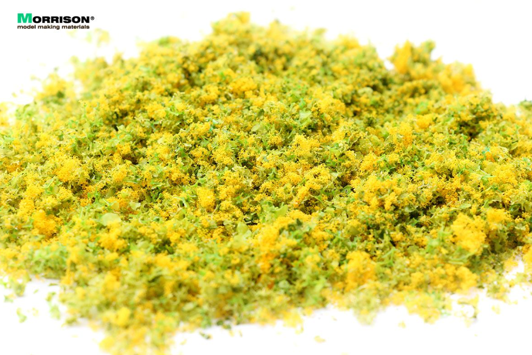 004pcr003 Цветочная присыпка для макета Жёлтые цветы 100мл.